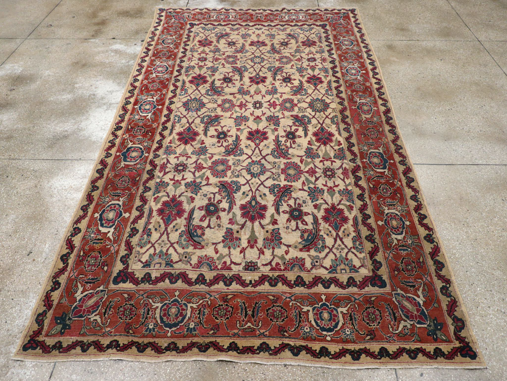 Antique Persian Tabriz Gallery Carpet, No.8295 - Gsblank