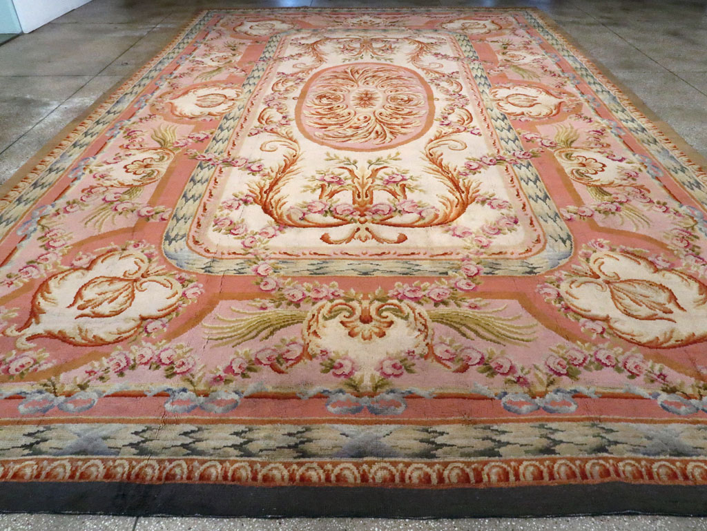 Antique French Savonnerie Carpet, No.8308 - Gsblank