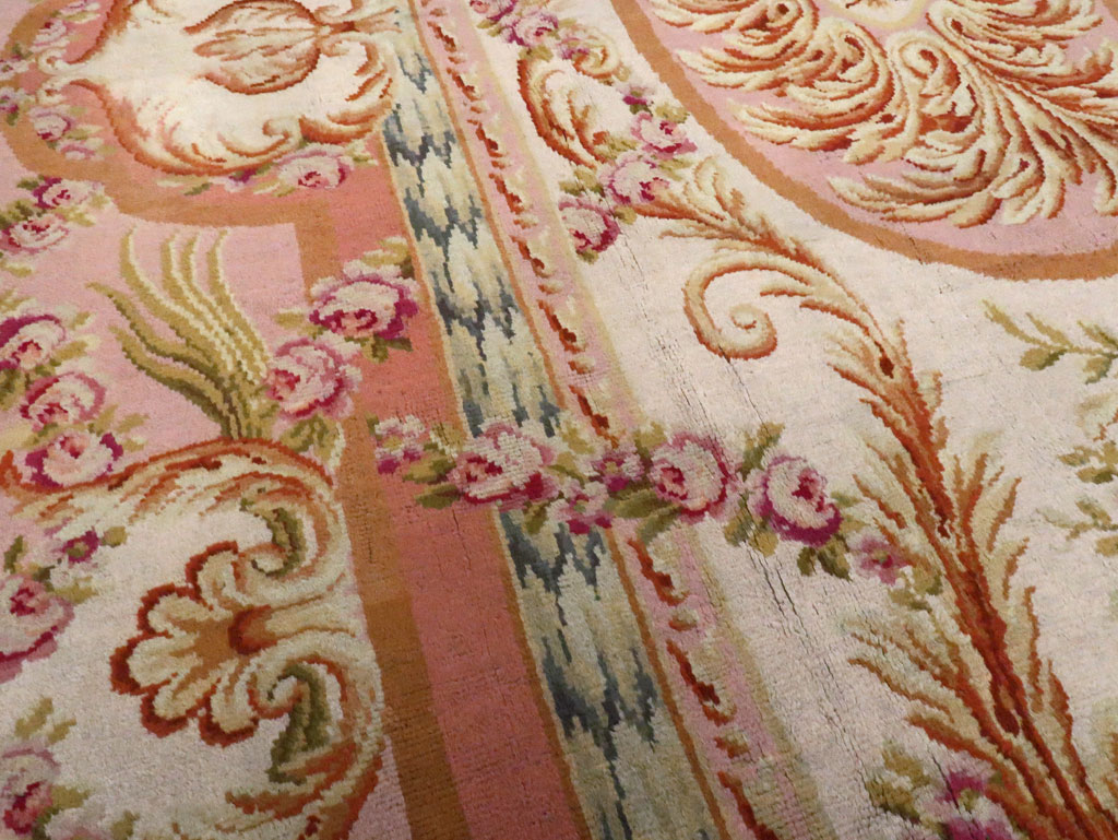 Antique French Savonnerie Carpet, No.8308 - Gsblank