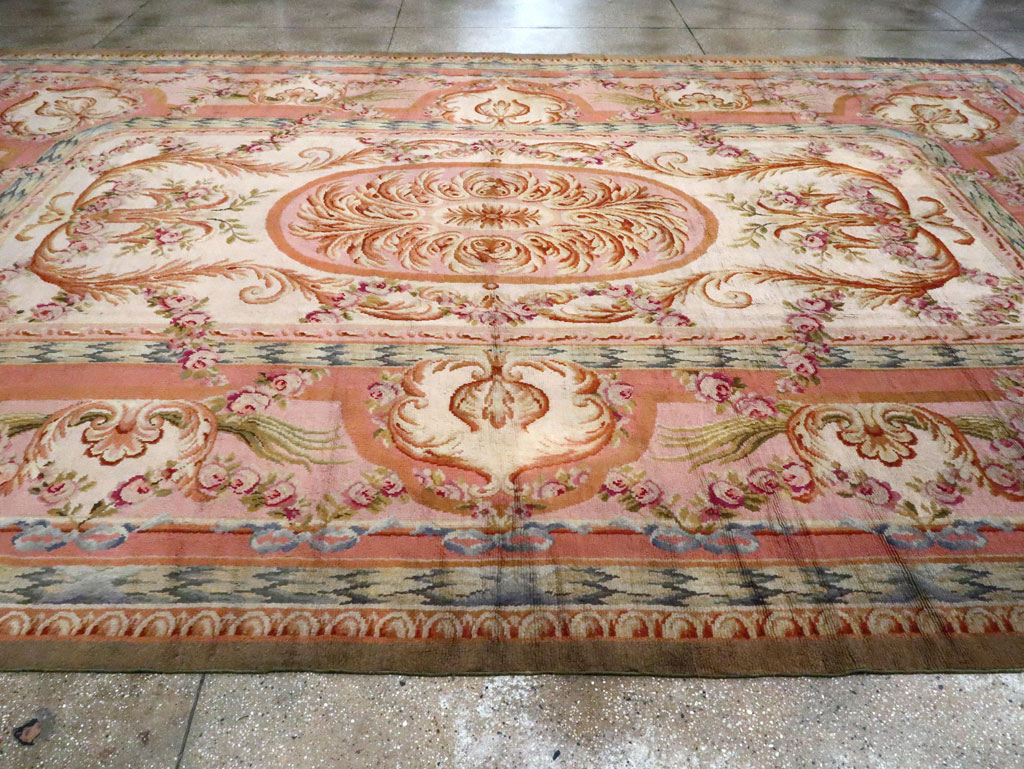 Antique French Savonnerie Carpet, No.8308 - Gsblank
