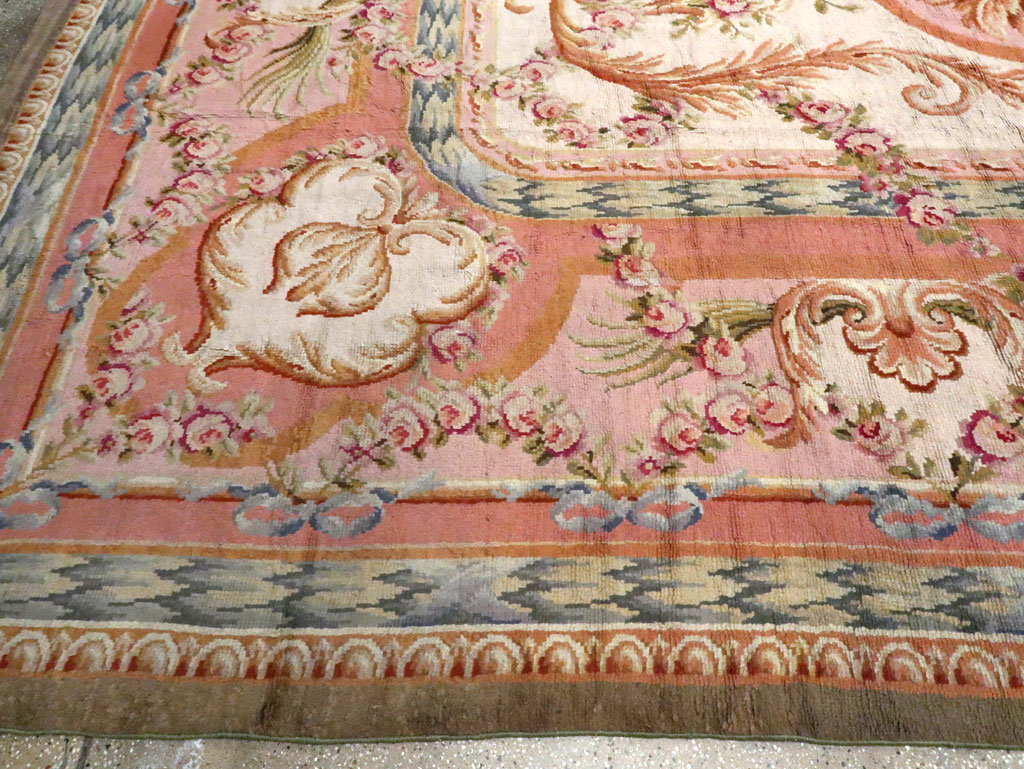 Antique French Savonnerie Carpet, No.8308 - Gsblank