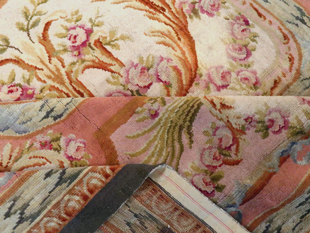 Antique French Savonnerie Carpet, No.8308 - Gsblank