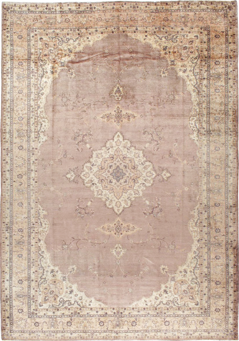 Antique Turkish Oushak Carpet, No.8325 - Gsblank