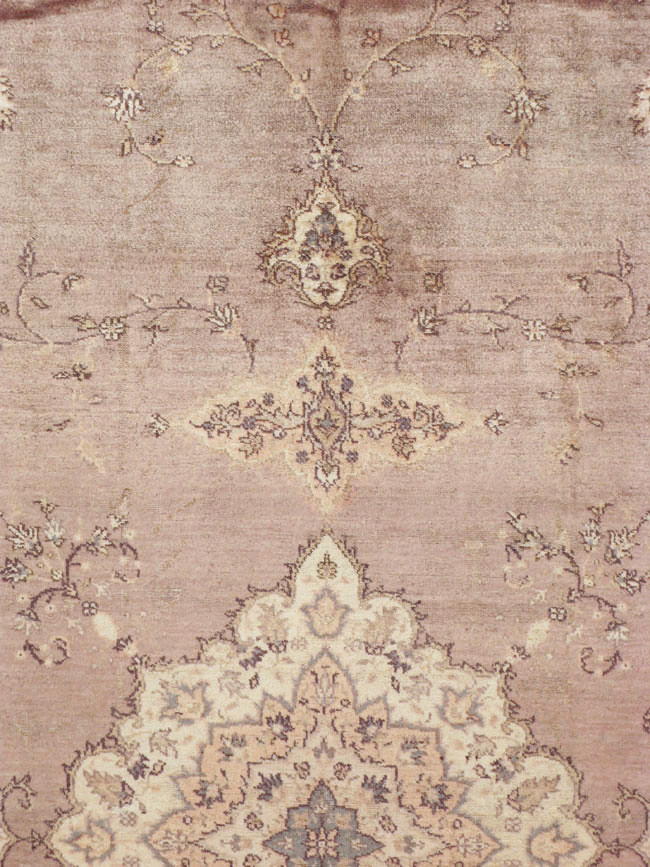 Antique Turkish Oushak Carpet, No.8325 - Gsblank