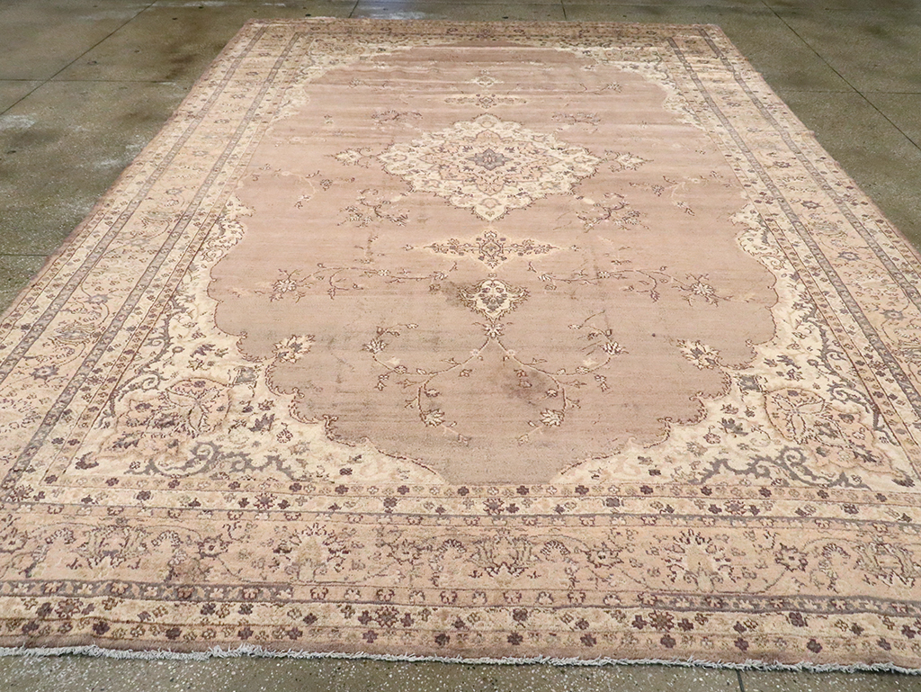 Antique Turkish Oushak Carpet, No.8325 - Gsblank