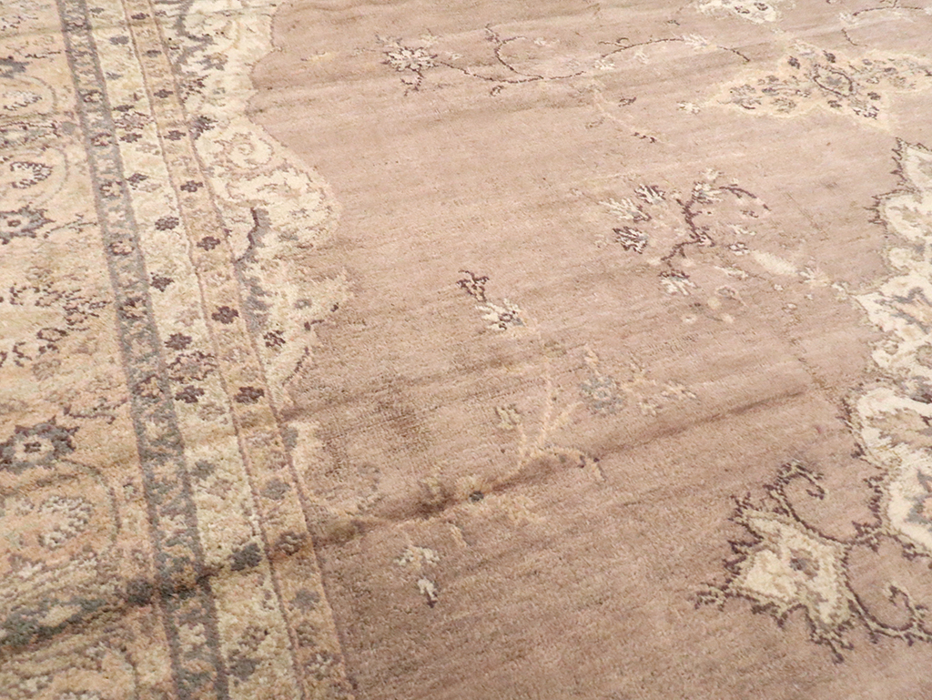 Antique Turkish Oushak Carpet, No.8325 - Gsblank