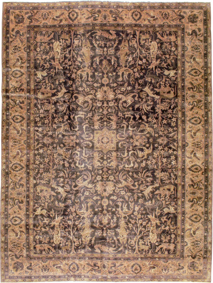 Antique Indian Lahore Carpet, No.8332 - Gsblank