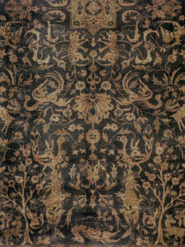 Antique Indian Lahore Carpet, No.8332 - Gsblank
