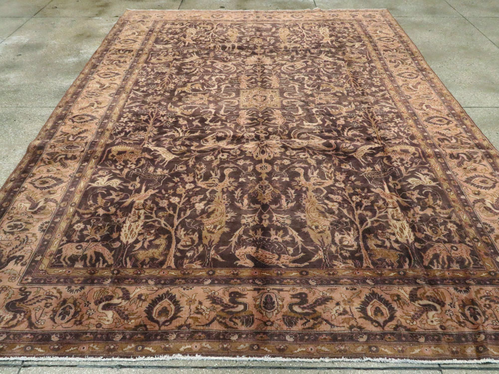Antique Indian Lahore Carpet, No.8332 - Gsblank