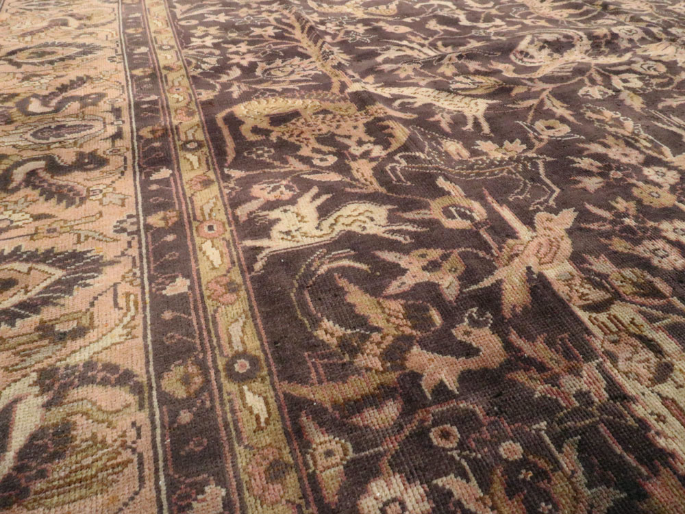 Antique Indian Lahore Carpet, No.8332 - Gsblank