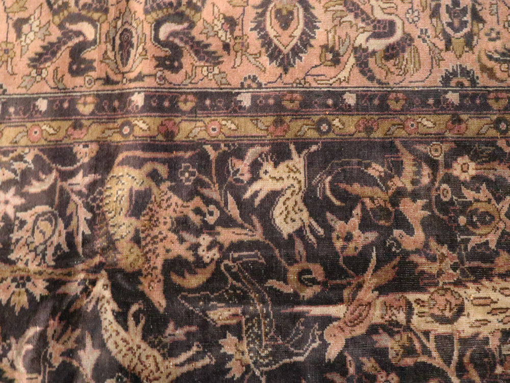 Antique Indian Lahore Carpet, No.8332 - Gsblank