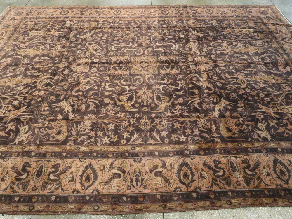 Antique Indian Lahore Carpet, No.8332 - Gsblank