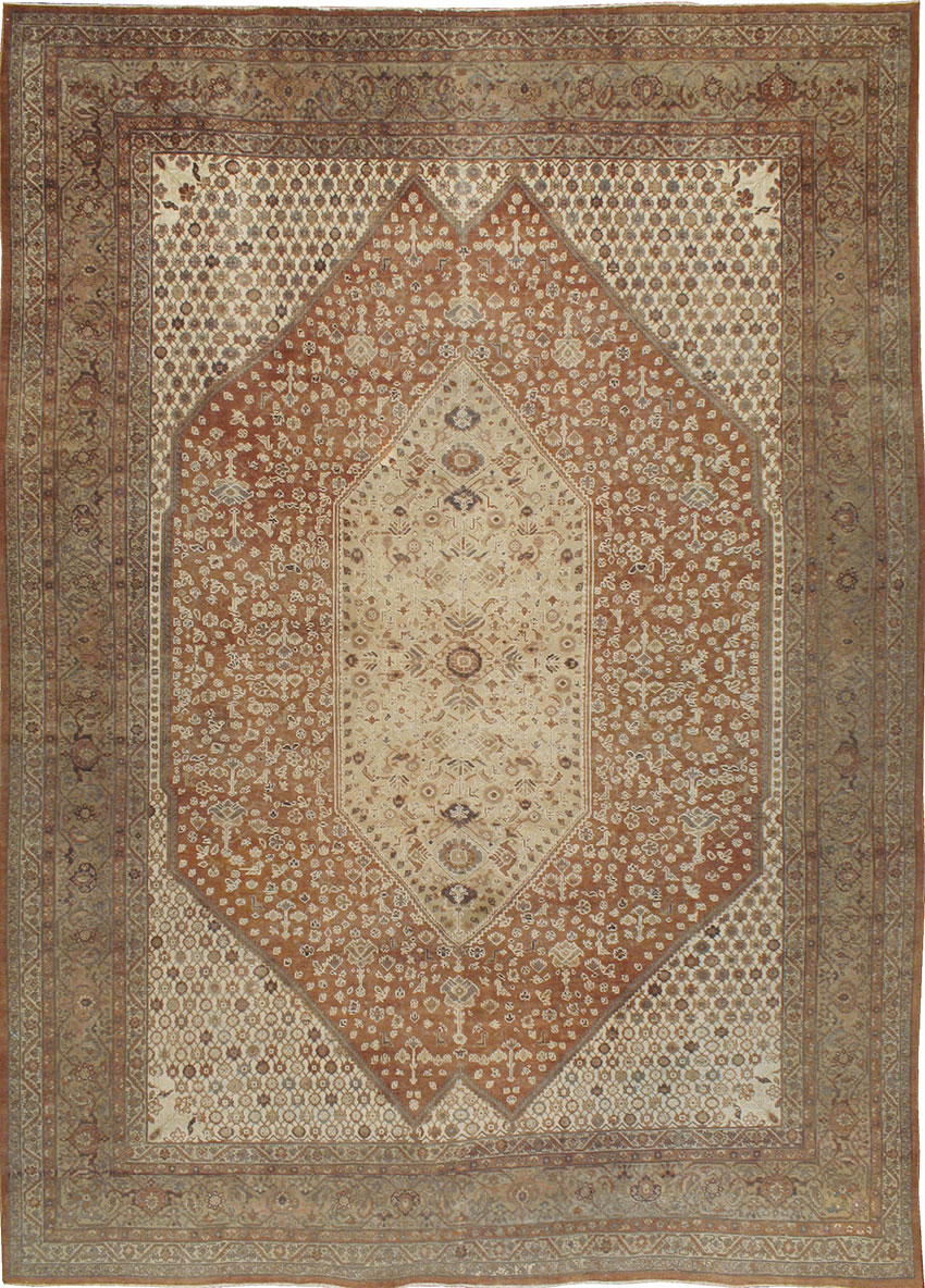 Antique Persian Tabriz Carpet, No.8342 - Gsblank