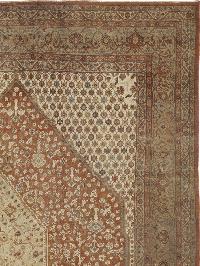 Antique Persian Tabriz Carpet, No.8342 - Gsblank