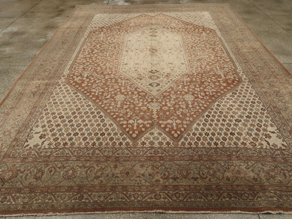 Antique Persian Tabriz Carpet, No.8342 - Gsblank