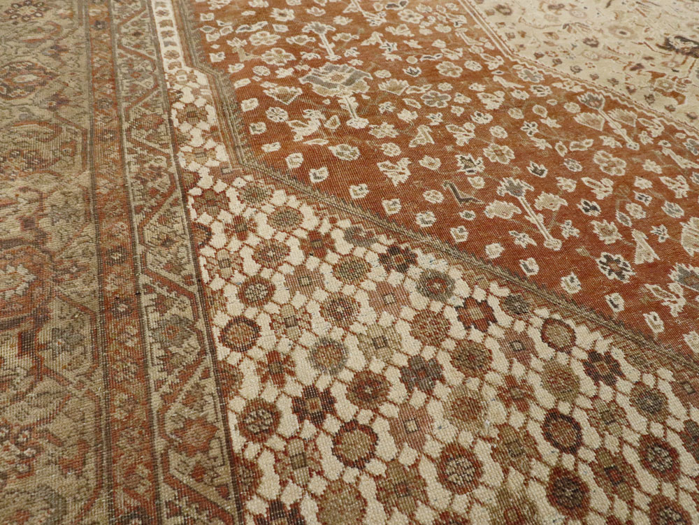 Antique Persian Tabriz Carpet, No.8342 - Gsblank