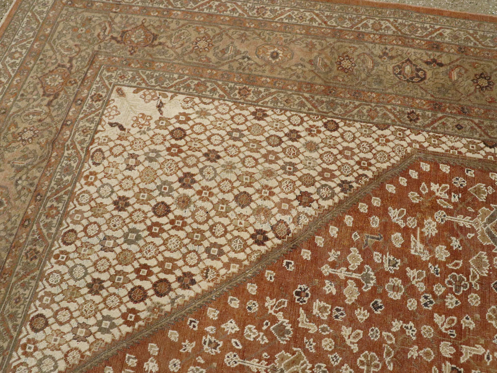 Antique Persian Tabriz Carpet, No.8342 - Gsblank