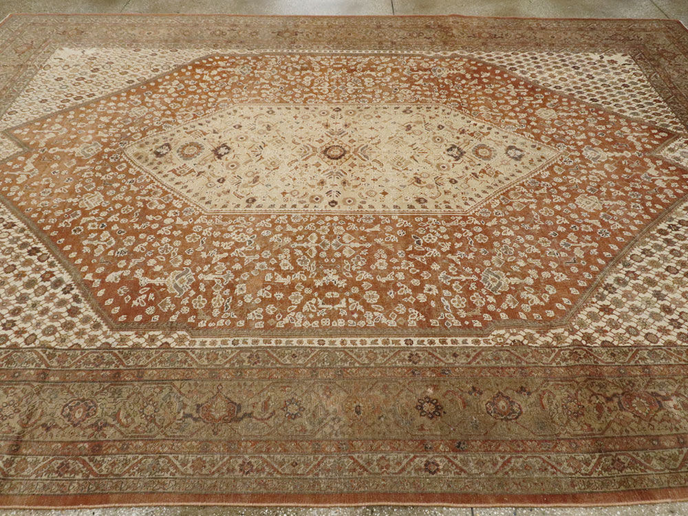 Antique Persian Tabriz Carpet, No.8342 - Gsblank