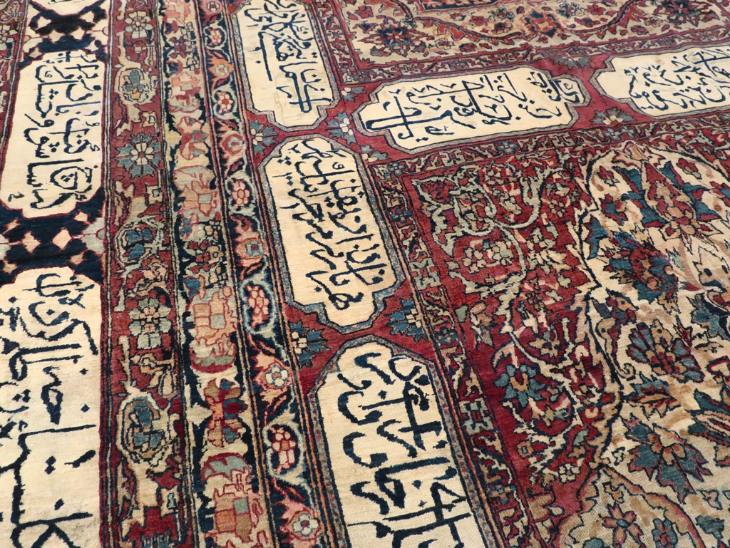 Antique Persian Lavar Kerman Carpet, No.8346 - Gsblank