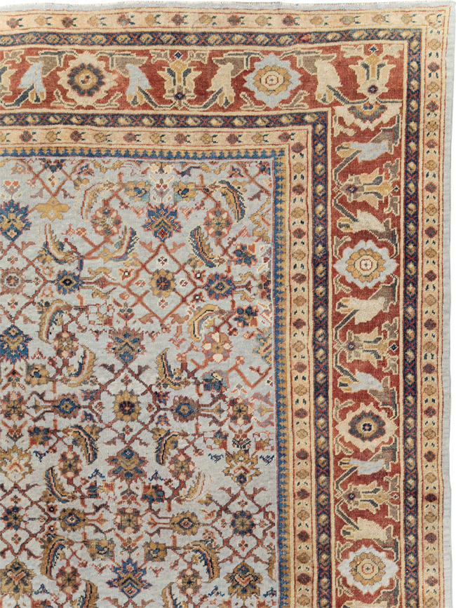 Antique Persian Mahal Room Size Carpet, No.8347 - Gsblank