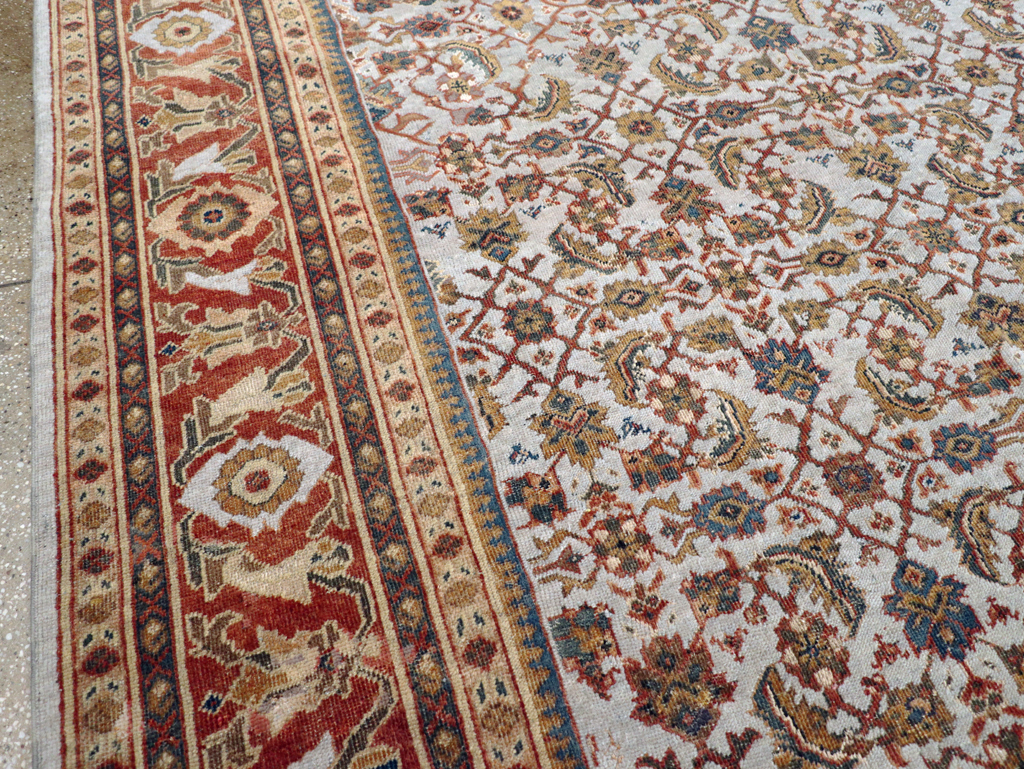 Antique Persian Mahal Room Size Carpet, No.8347 - Gsblank