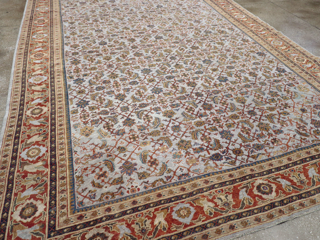 Antique Persian Mahal Room Size Carpet, No.8347 - Gsblank