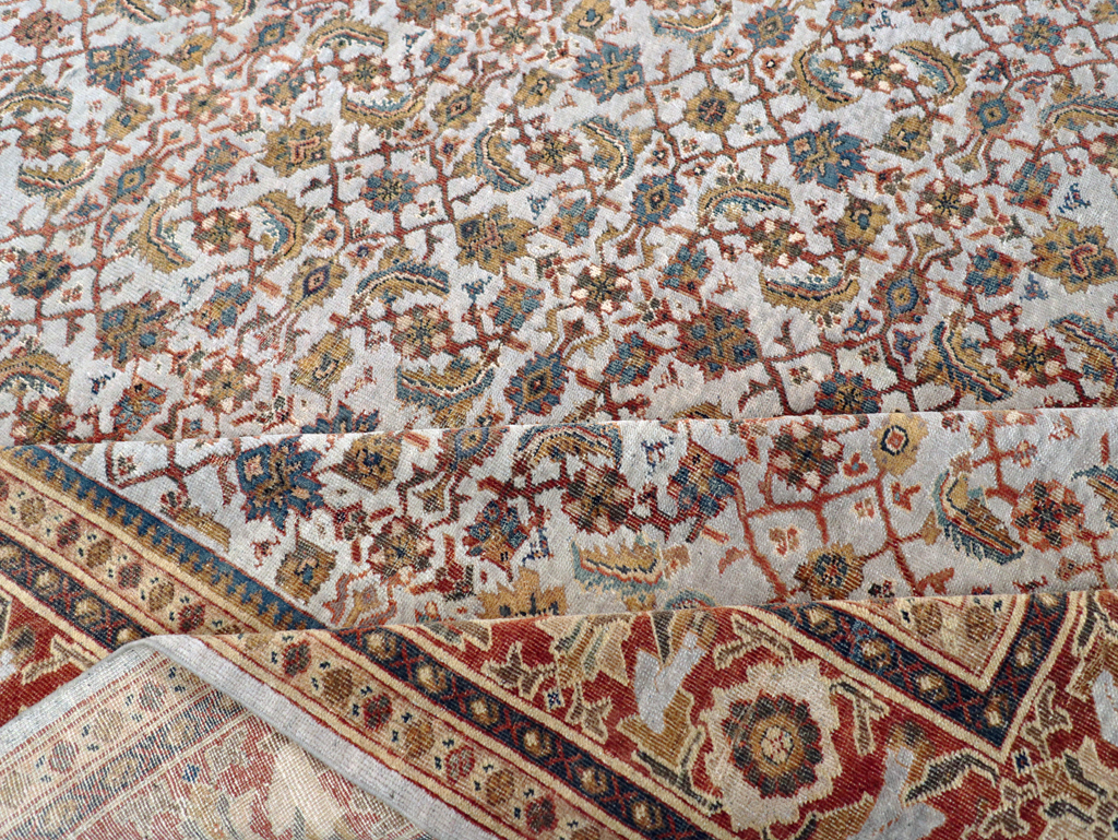 Antique Persian Mahal Room Size Carpet, No.8347 - Gsblank