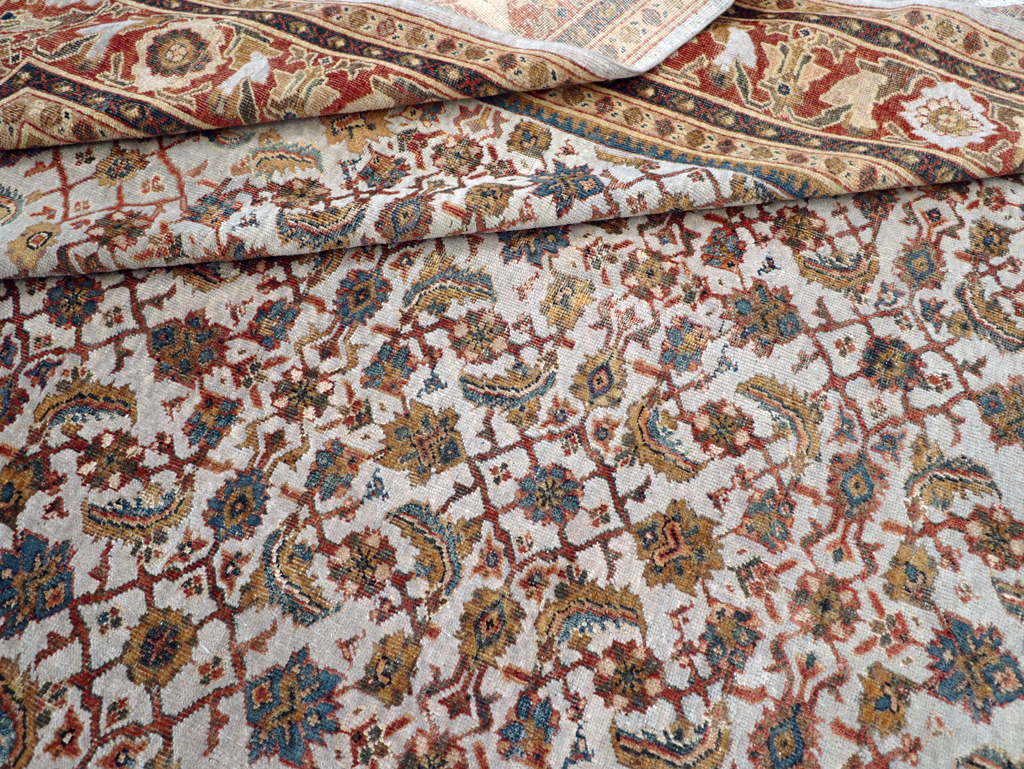 Antique Persian Mahal Room Size Carpet, No.8347 - Gsblank