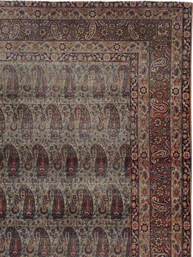 Antique Persian Lavar Kerman Carpet, No.8357 - Gsblank