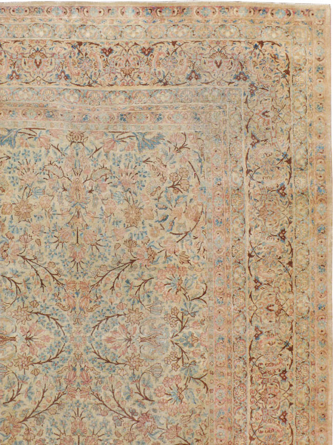 Antique Persian Kerman Carpet, No.8380 - Gsblank