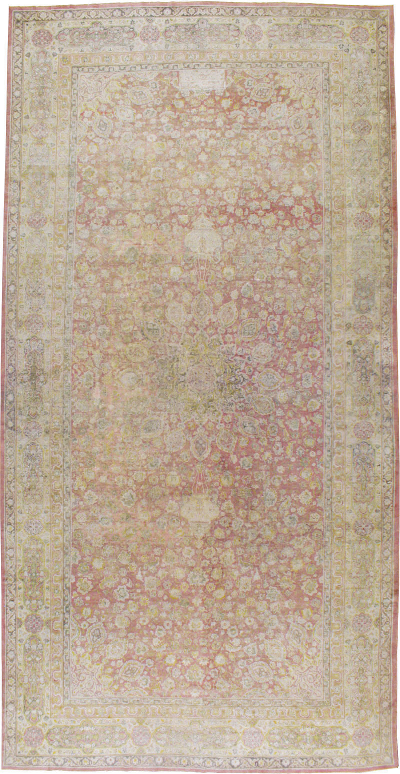 Antique Indian Lahore Carpet, No.8394 - Gsblank