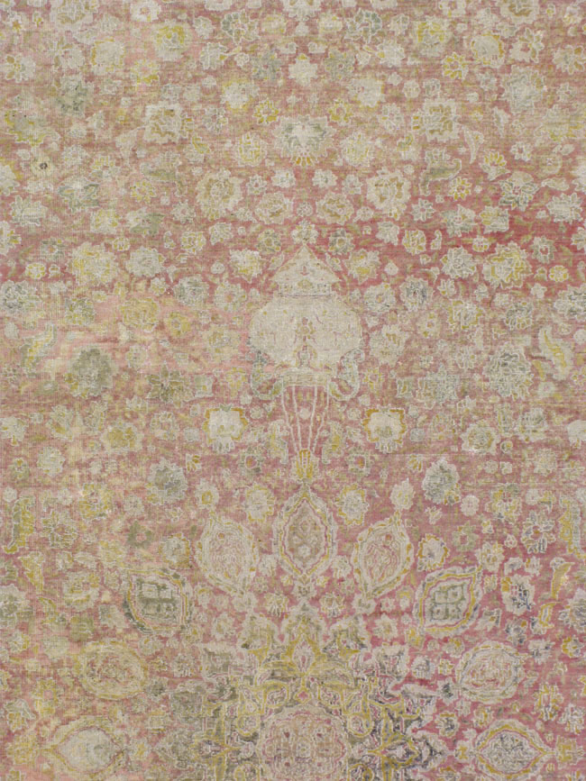 Antique Indian Lahore Carpet, No.8394 - Gsblank