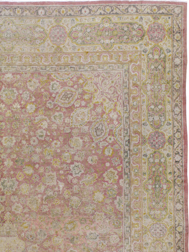 Antique Indian Lahore Carpet, No.8394 - Gsblank
