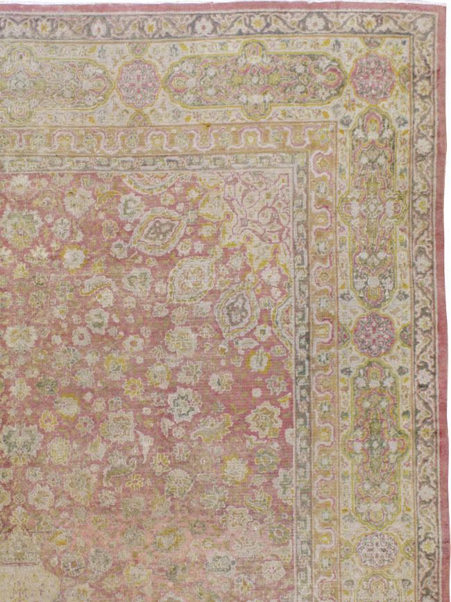Antique Indian Lahore Carpet, No.8394 - Gsblank