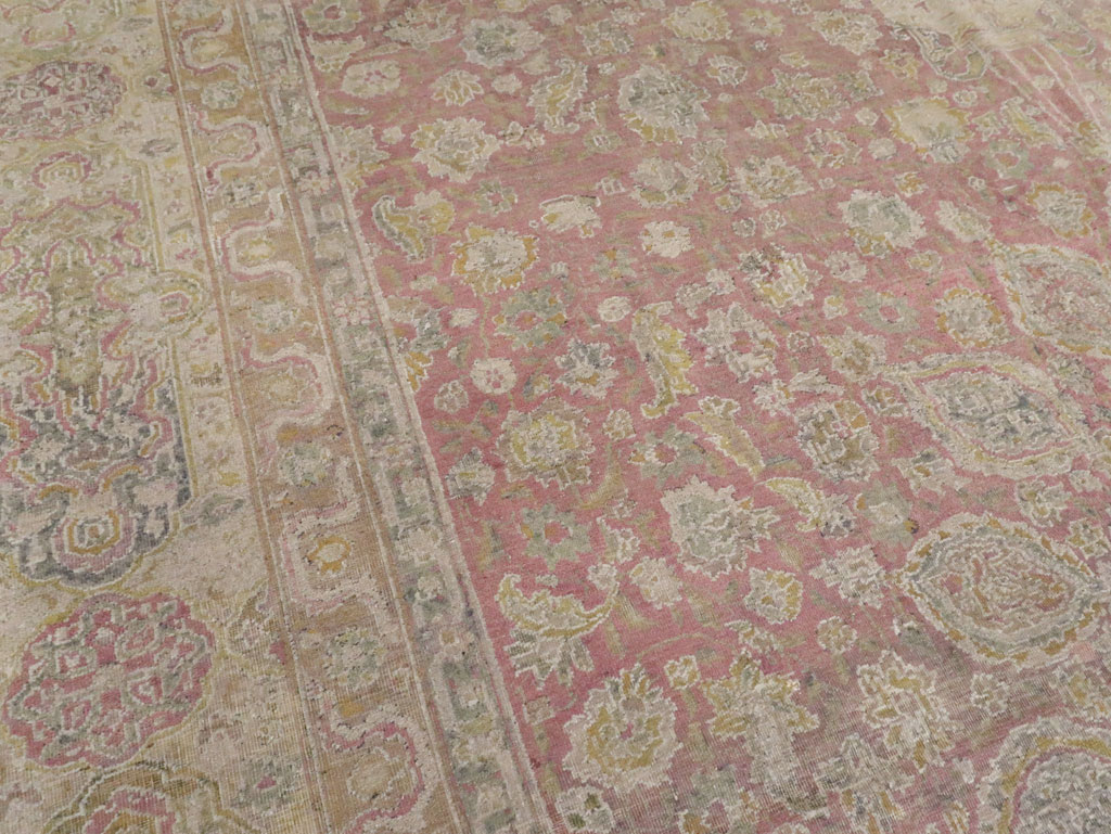 Antique Indian Lahore Carpet, No.8394 - Gsblank