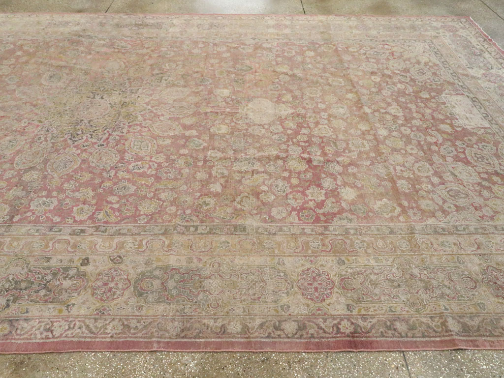 Antique Indian Lahore Carpet, No.8394 - Gsblank