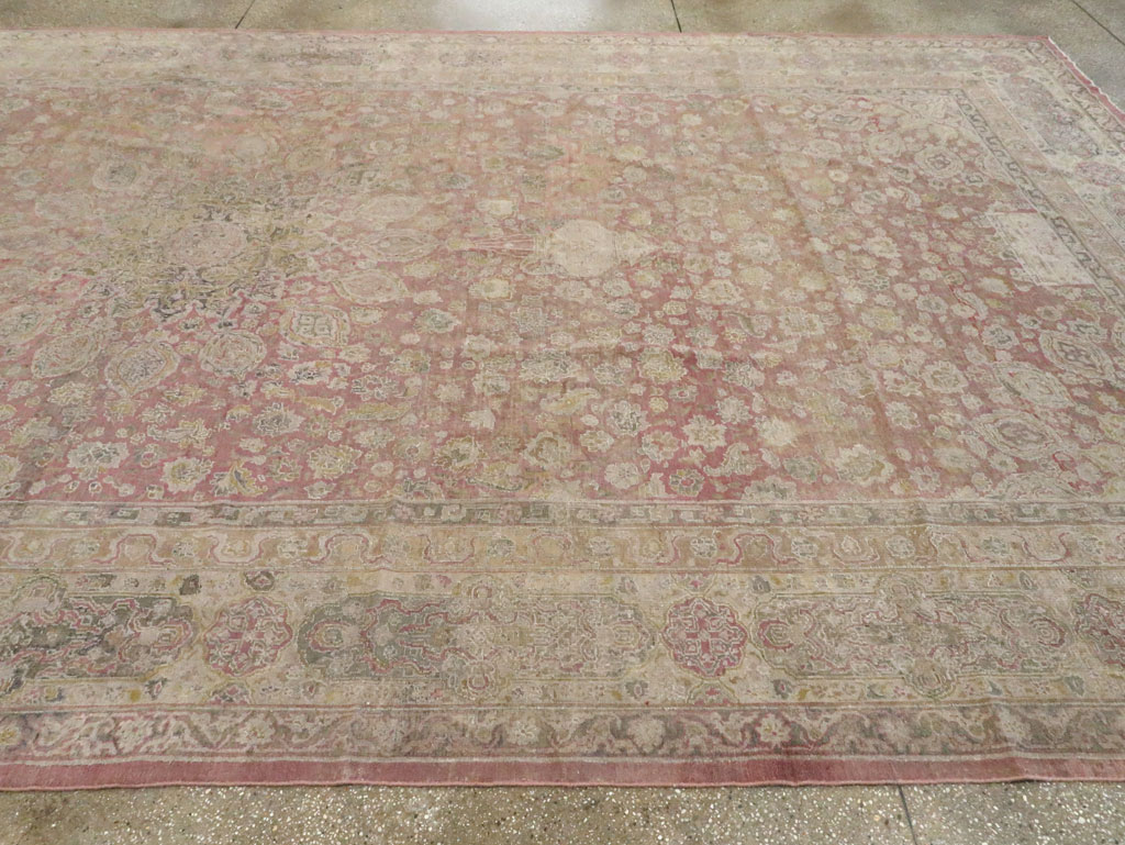 Antique Indian Lahore Carpet, No.8394 - Gsblank