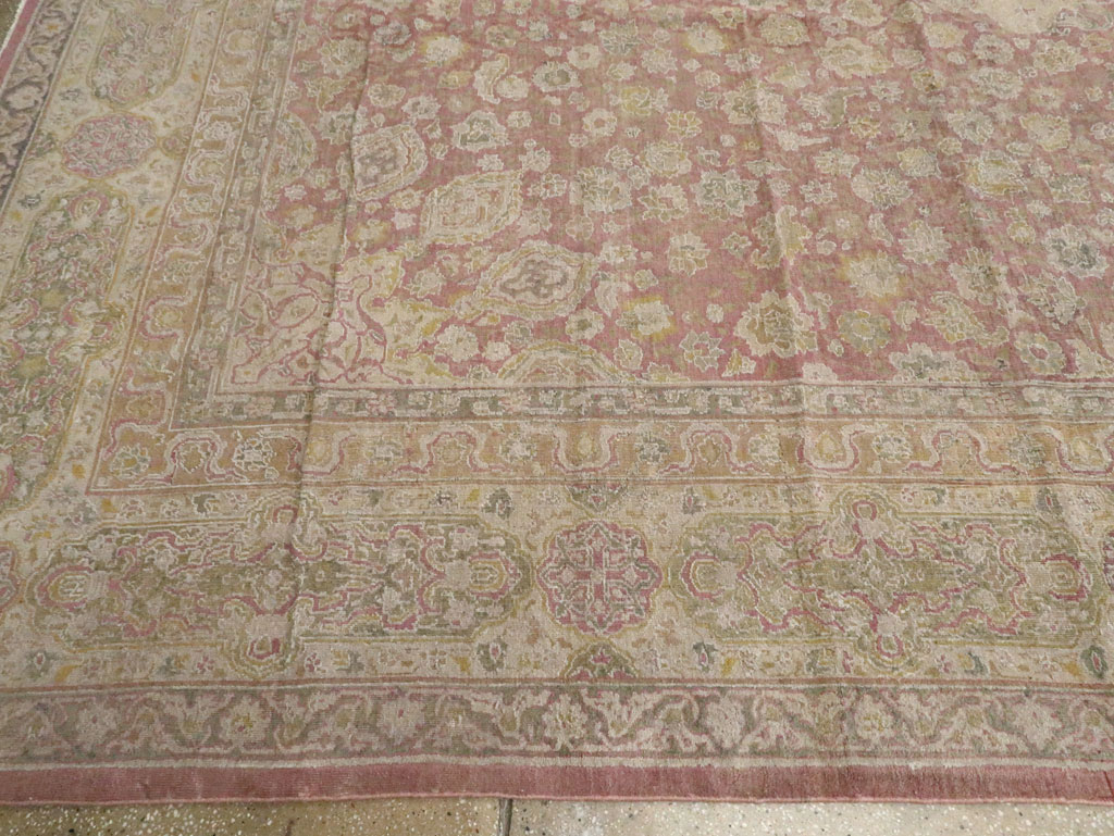 Antique Indian Lahore Carpet, No.8394 - Gsblank