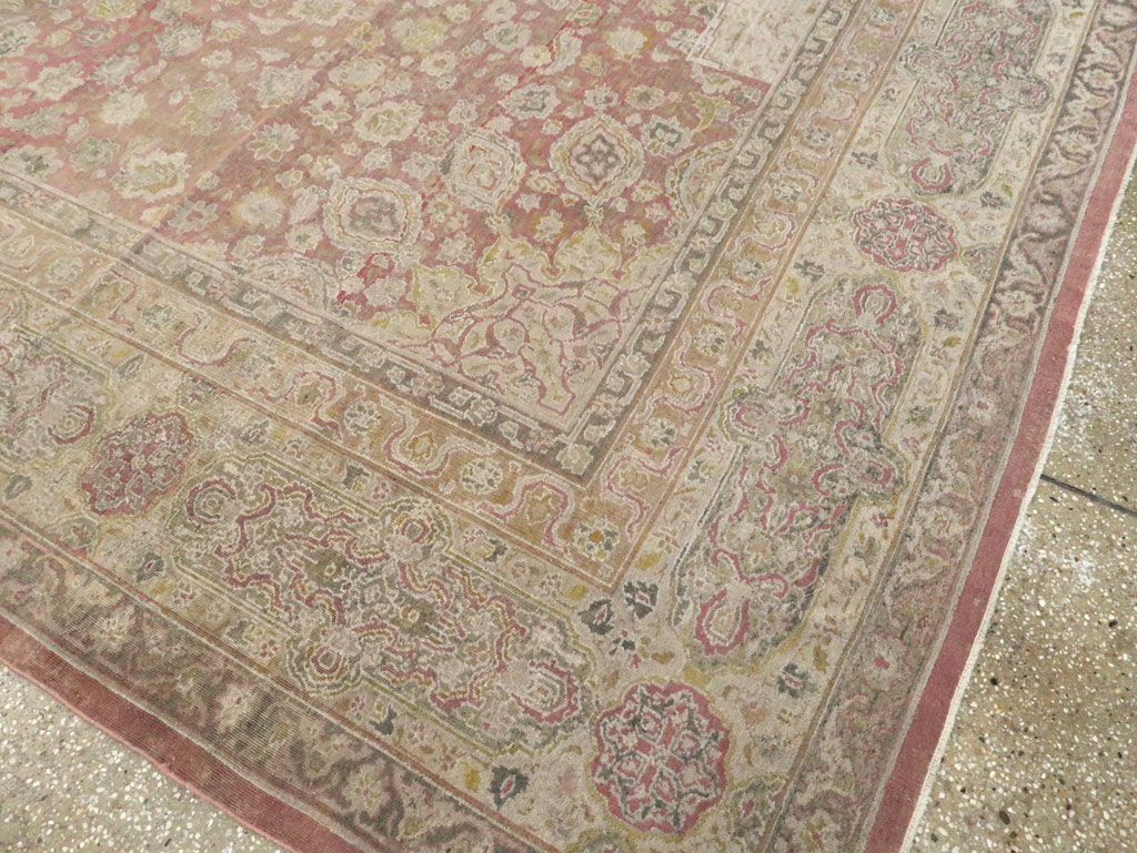 Antique Indian Lahore Carpet, No.8394 - Gsblank