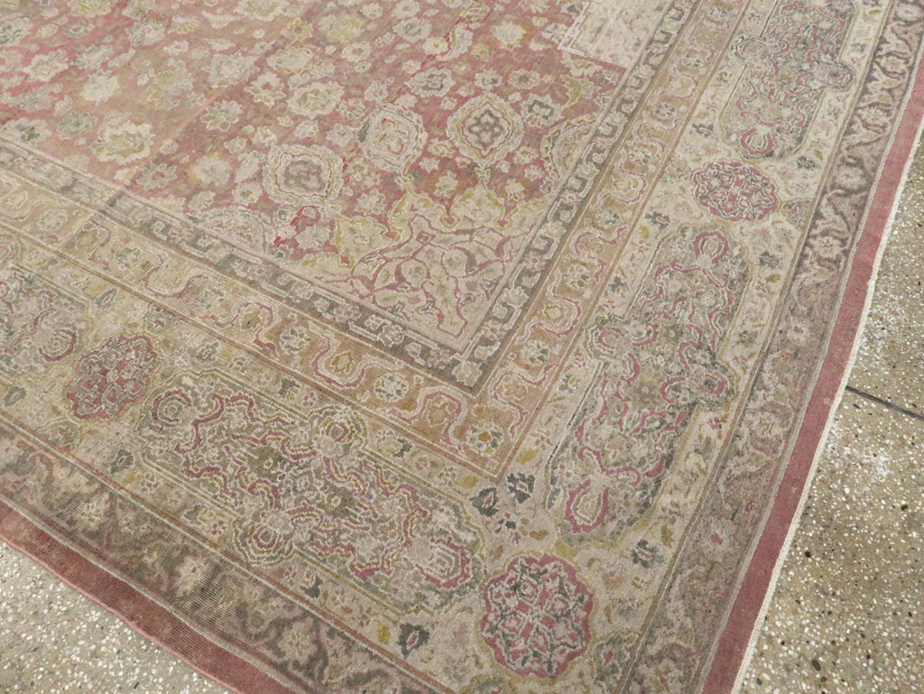 Antique Indian Lahore Carpet, No.8394 - Gsblank