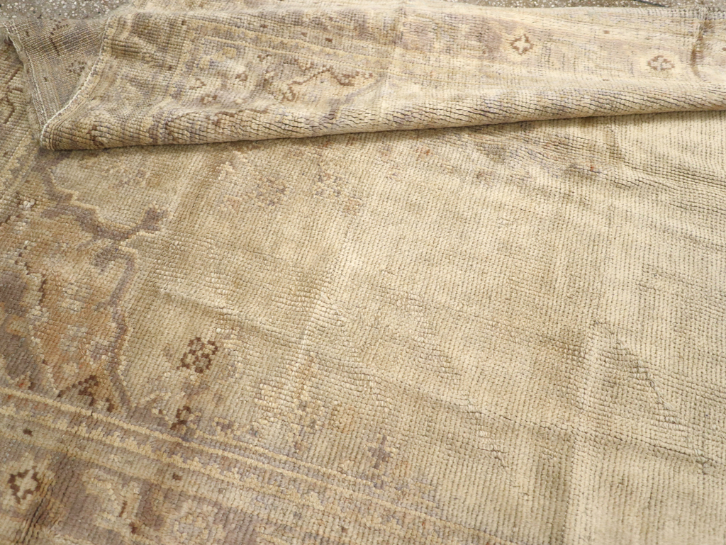 Antique Turkish Oushak Gallery Carpet, No.8404 - Gsblank