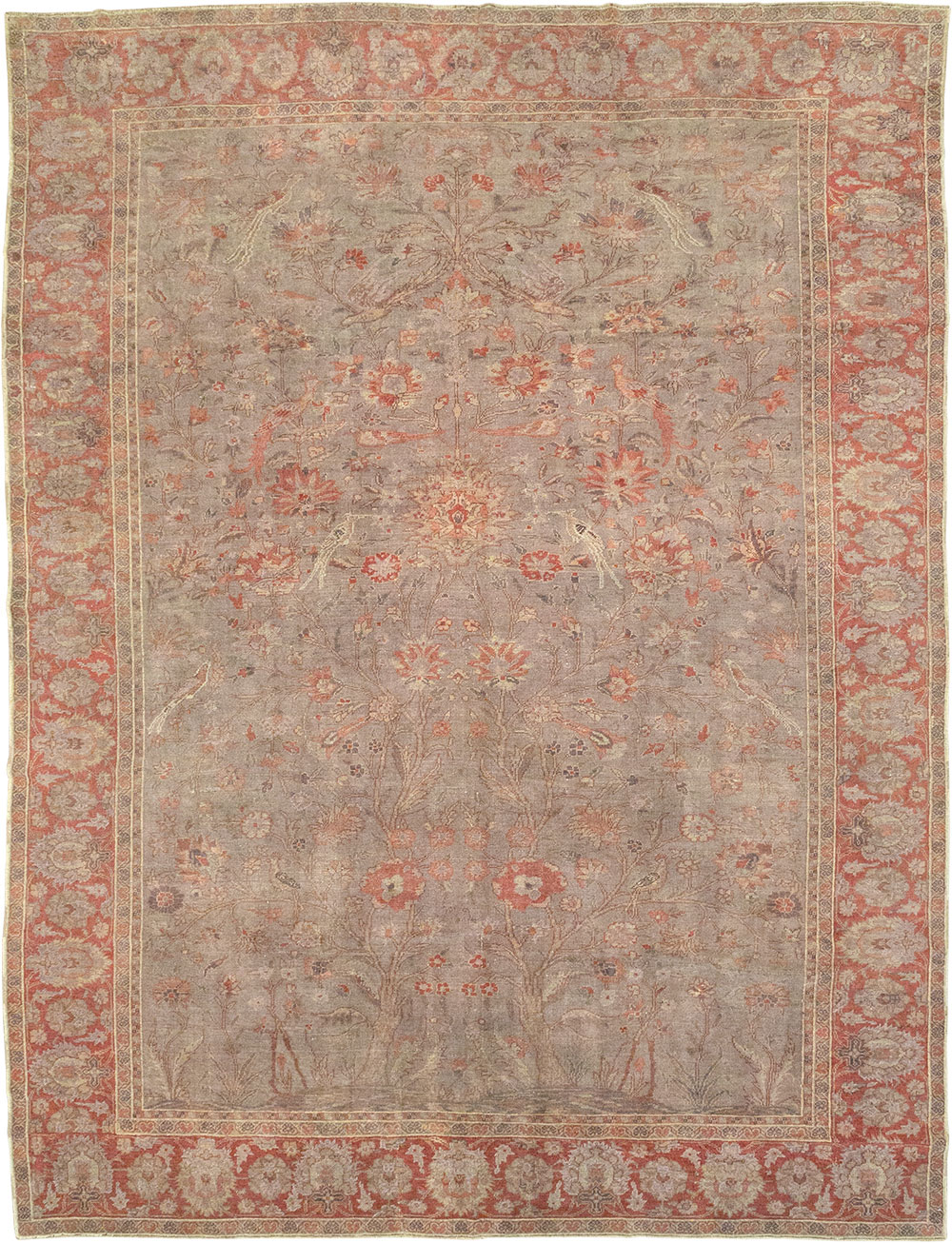 Vintage Turkish Oushak Room Size Carpet, No.8407 - Gsblank