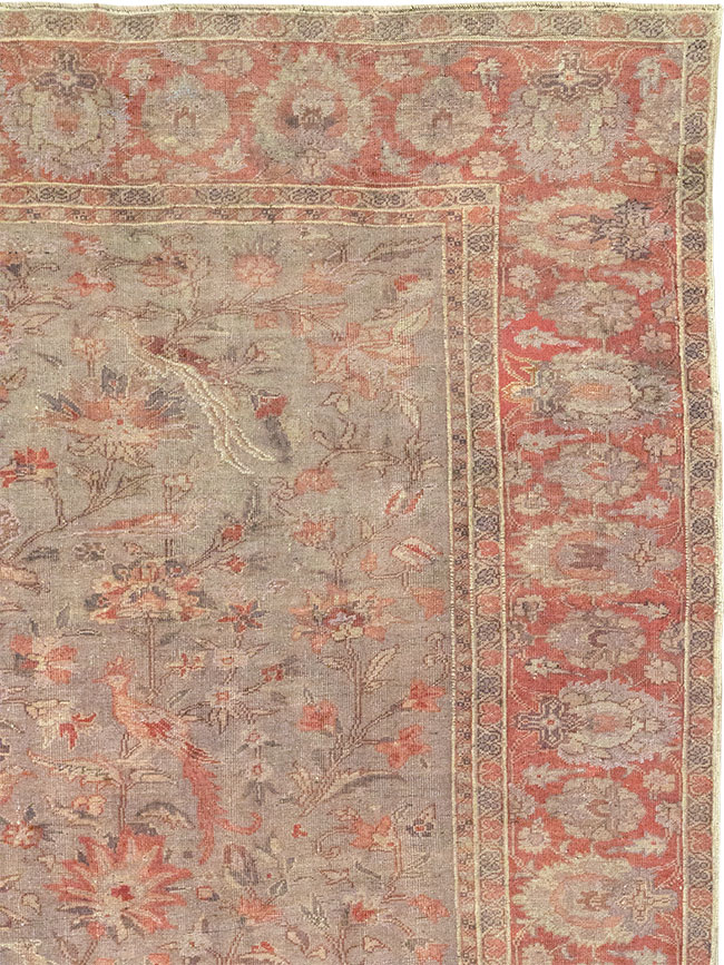 Vintage Turkish Oushak Room Size Carpet, No.8407 - Gsblank