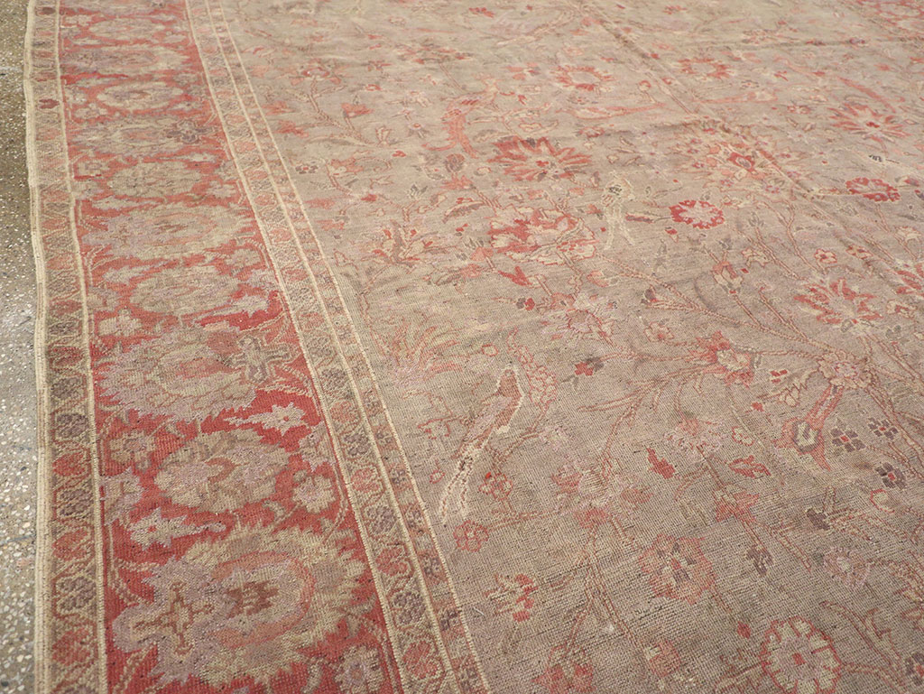 Vintage Turkish Oushak Room Size Carpet, No.8407 - Gsblank