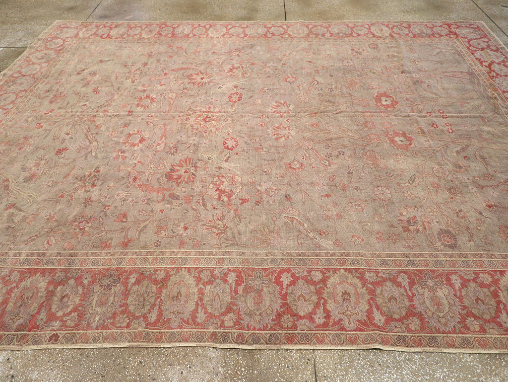Vintage Turkish Oushak Room Size Carpet, No.8407 - Gsblank