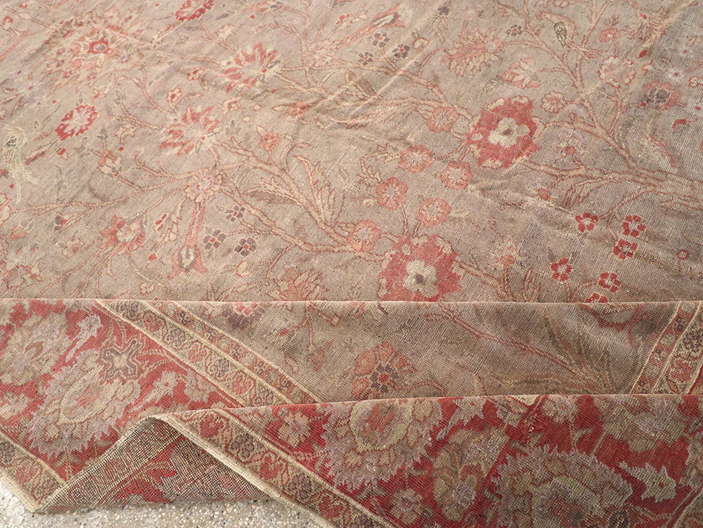 Vintage Turkish Oushak Room Size Carpet, No.8407 - Gsblank