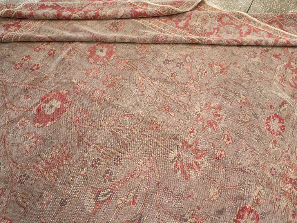 Vintage Turkish Oushak Room Size Carpet, No.8407 - Gsblank