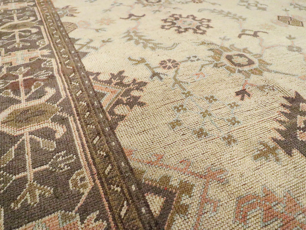 Antique Turkish Oushak Carpet, No.8411 - Gsblank