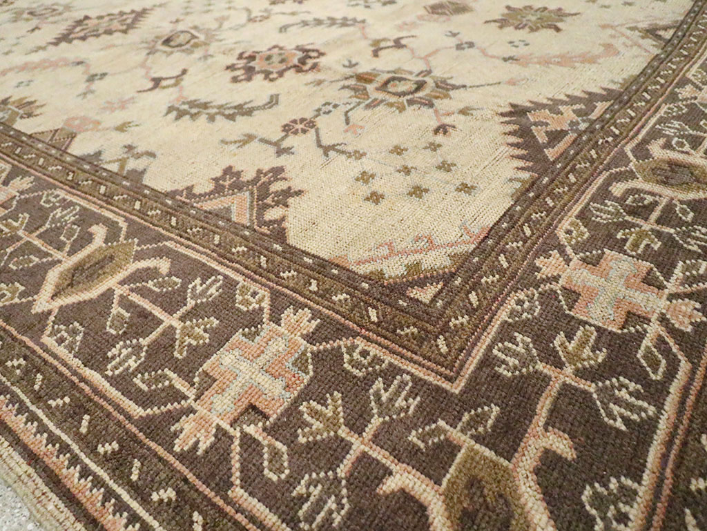 Antique Turkish Oushak Carpet, No.8411 - Gsblank