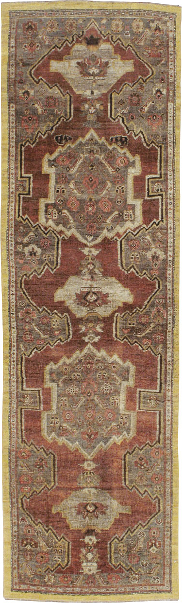 Antique Persian Bidjar Runner, No.8413 - Gsblank